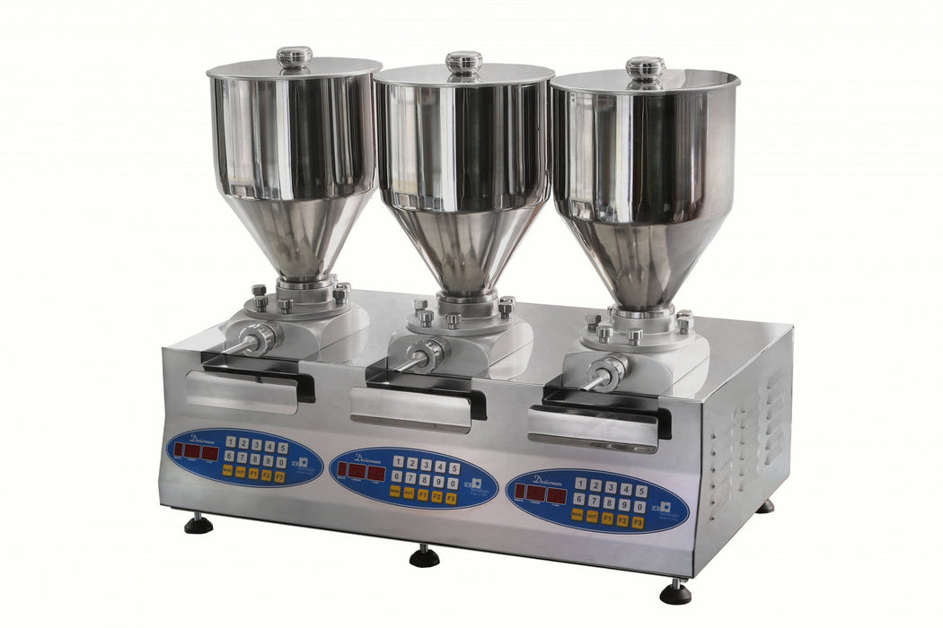 Dosicream 3 - DOSI3C - 3 x 8.5ltr triple hopper dosing filling machine Euro-Catering