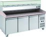 Chefsrange PP3+ - 3 Door Pizza Prep Counter Euro-Catering