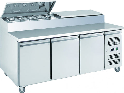 Chefsrange SP370 - 3 Door Prep counter Euro-Catering