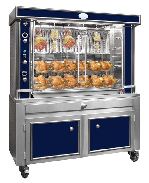 Inotech Legend ITLUFR4+ "Wall of flame" 4 Spit Rotisserie Euro-Catering