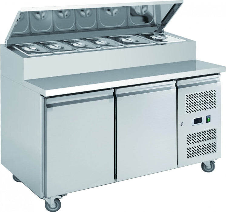 Chefsrange SP270 - 2 Door Prep counter Euro-Catering