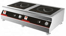 Chefsrange GXIH2-3   Snack 50 Counter top 2 Ring Induction hob - 2 x 3kw power Euro-Catering