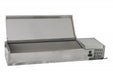 Chefsrange TU120013L  1200mm Topping well with lid 3 x 1/3gn + 1 x 1/2gn Euro-Catering