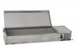 Chefsrange TU140013L  1400mm Topping well with lid 4 x 1/3gn + 1 x 1/2gn Euro-Catering