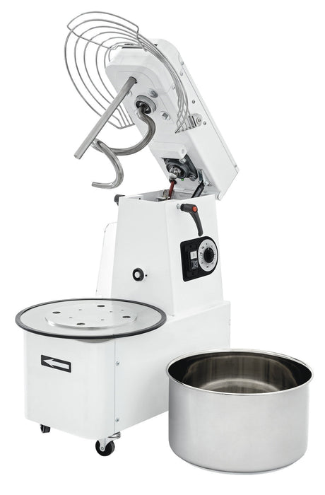 IRV30 - 32 litre Variable Speed spiral mixer with raising head & removable bowl Euro-Catering