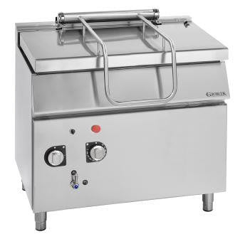 Giorik BE96XA 120 ltr electric bratt pan - With motorised tilt