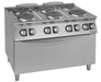 Giorik CE76TH - 6 ring electric range with maxi oven Euro-Catering