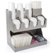 Stainless Steel 2 Tier Cup Holder / Dispenser Φ100mm Cups 7 Stacks |  62006 Makfry