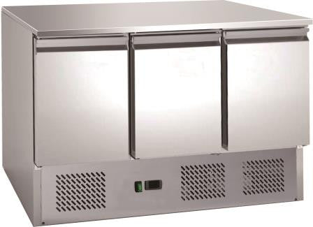 Chefsrange  SS3H - 3 Door Space saver  Prep counter Euro-Catering