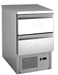 Chefsrange  SS1H2D - Twin drawer Space saver  Prep counter Euro-Catering