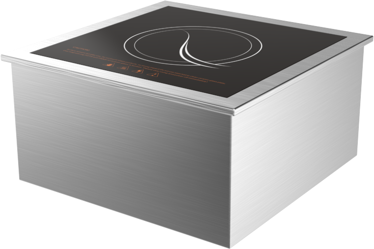 Chefsrange GXDIIH1S-3 - Drop In Induction Hob - 3kw power (Steel surou ...