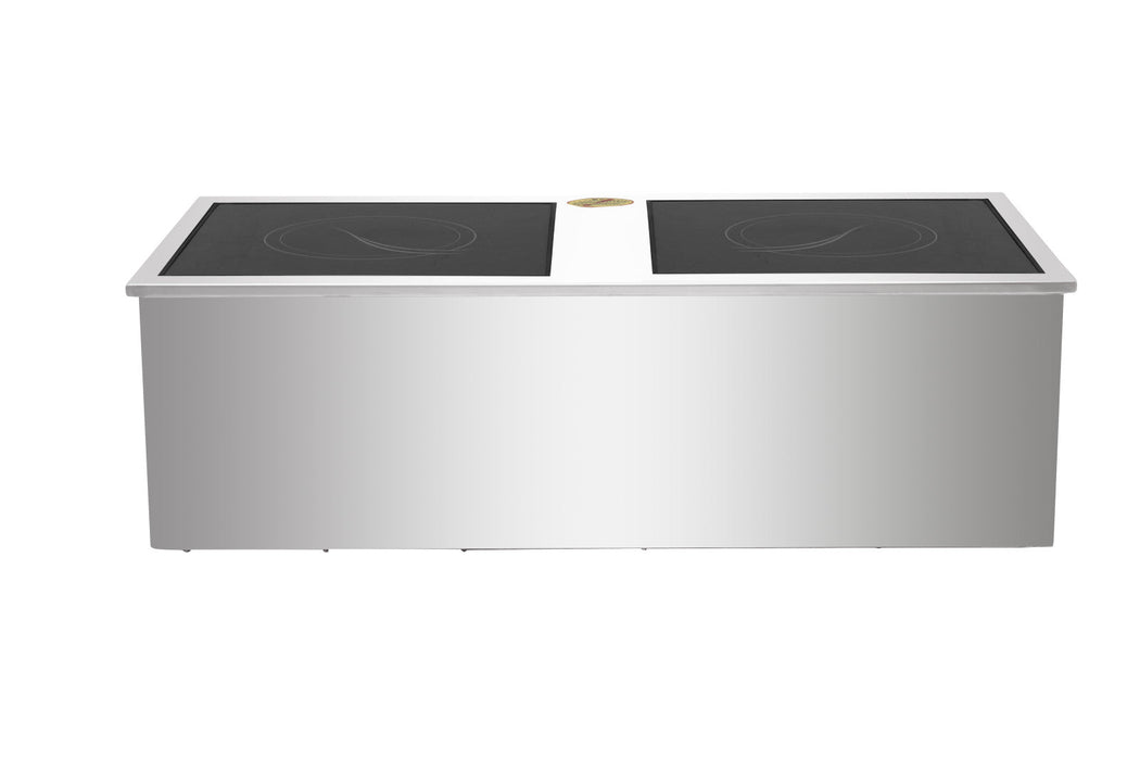 Chefsrange GXDIIH2S-3  - Drop In Twin Induction Hob - 2 x 3kw power (Steel suround) Euro-Catering
