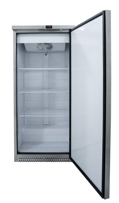 Chefsrange  SR60VS 590 Ltr S/Steel Upright Fridge Euro-Catering