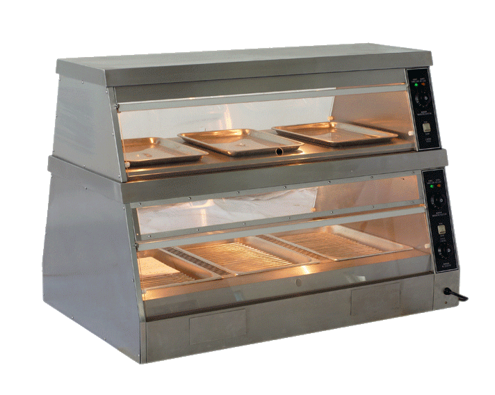 Chefsrange DBG1200 5 tray Heated chicken display - with humidity Euro-Catering