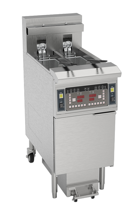 Chefsrange OFE213 - Twin tank 11.5+11.5 Ltr Electric Filtration fryer