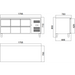 Commercial Refrigerated Counter 6 Drawers Depth 700mm | 6 Drg31 V Makfry
