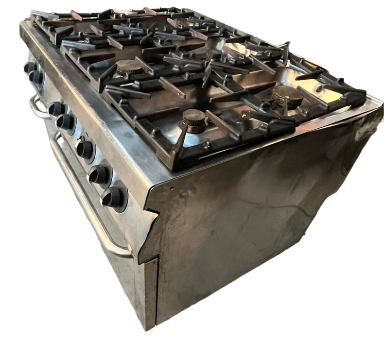 Mareno Commercial 6 Burner Gas Cooker - Refurbished