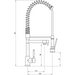 Pre-rinse Hand Spray Mixer Tap Unit|  70000012 Makfry