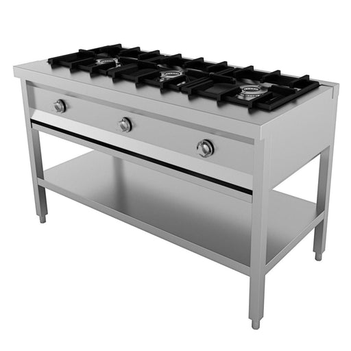 Combisteel Pancake Preparation Table 3 Burner - 7003.0910 Combisteel