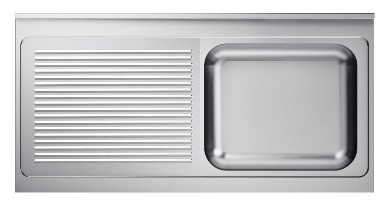 Combisteel 700 Sink Unit Tabletop 1 Right 1400 - 7013.1145 Combisteel