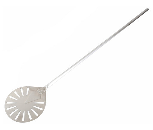 Combisteel Stainless Steel Pizza Shovel Round Perforated 23-142 - 7013.1835 Combisteel