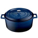 Combisteel Lava Cast Iron Casserole ø28 Blue Combisteel