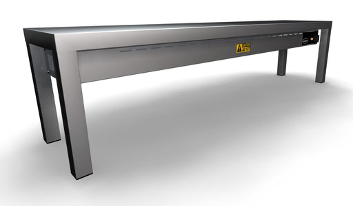 OVERSHELF CERAMIC HEATED 1 LEVEL 1400  4 HEATERS OF 250W Combisteel