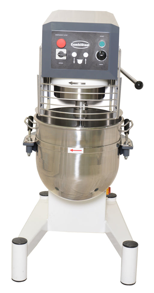 Combisteel Planetary Mixer 40L - Stainless Steel - 230V - 3-Speed - Commercial Kitchen Equipment for Dough, Creams & Batters Combisteel