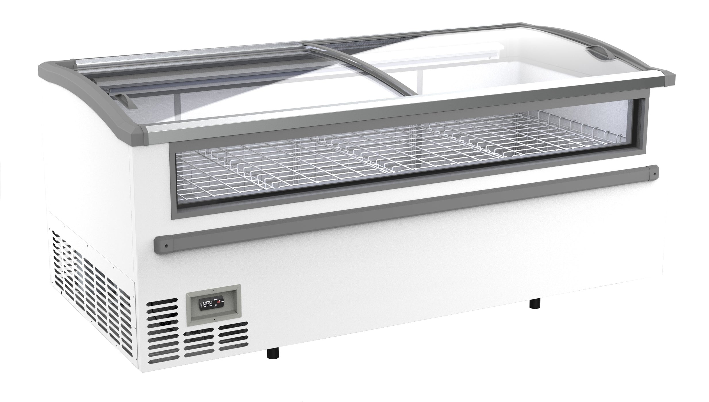 SUPERMARKET CHEST FREEZER WHITE 2125 — Canmac Catering Equipment