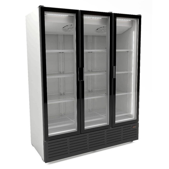 Combisteel 3-Glass Door Refrigerator White 9002 – Spacious Commercial Display Cooler