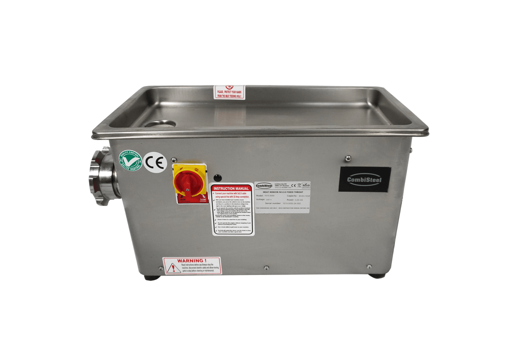 Combisteel Heavy Duty Meat Mincer Grinder Fixed Head 90kg/h - 7073.0050 Combisteel