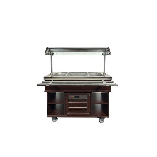Combisteel Refrigerated Buffet Table - GN 3/1 - Ventilated Cooling - 1070x800x850mm - Stainless Steel - +2°C/+8°C Combisteel