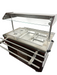 Combisteel Hot Buffet GN 3/1 - Stainless Steel with LED Lighting - 1200x700x1400mm - Adjustable Temperature +30/+90°C Combisteel