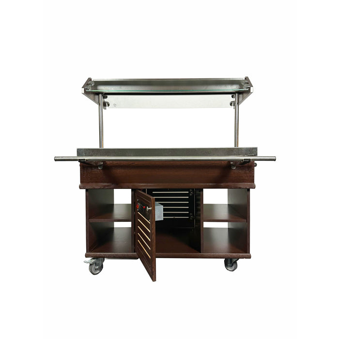 Combisteel Refrigerated Buffet Table - GN 3/1 - Ventilated Cooling - 1070x800x850mm - Stainless Steel - +2°C/+8°C Combisteel