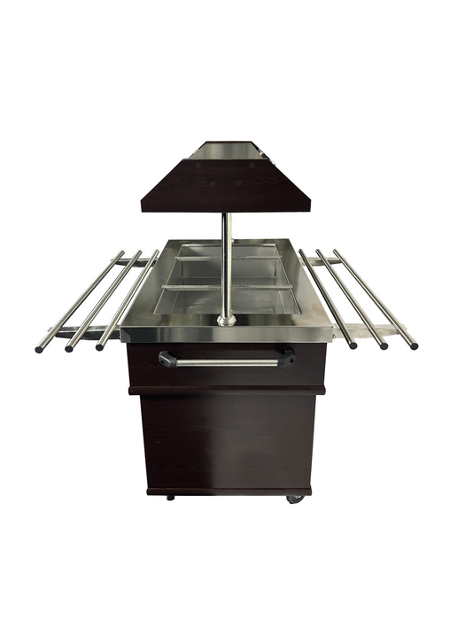 Combisteel Hot Buffet GN 3/1 - Stainless Steel with LED Lighting - 1200x700x1400mm - Adjustable Temperature +30/+90°C Combisteel