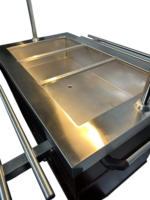 Combisteel Hot Buffet GN 3/1 - Stainless Steel with LED Lighting - 1200x700x1400mm - Adjustable Temperature +30/+90°C Combisteel