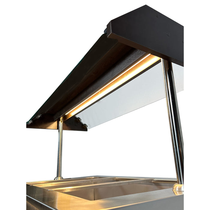 Combisteel Refrigerated Buffet Table - GN 3/1 - Ventilated Cooling - 1070x800x850mm - Stainless Steel - +2°C/+8°C Combisteel