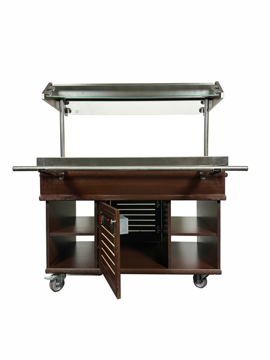Combisteel Hot Buffet GN 3/1 - Stainless Steel with LED Lighting - 1200x700x1400mm - Adjustable Temperature +30/+90°C Combisteel