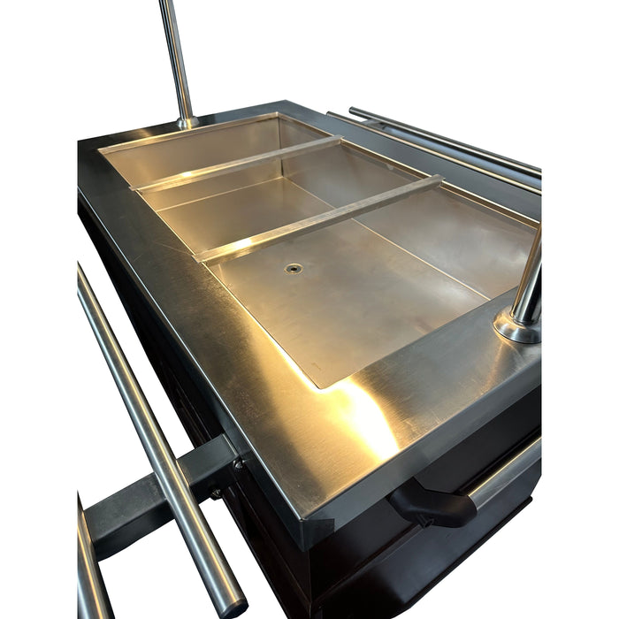 Combisteel Refrigerated Buffet Table - GN 3/1 - Ventilated Cooling - 1070x800x850mm - Stainless Steel - +2°C/+8°C Combisteel