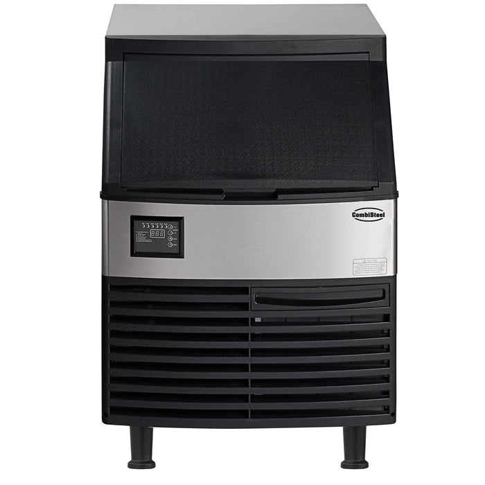 Combisteel Ice Cube Maker - 73kg/24h Production - 230V - R 290 Refrigerant - Automatic Operation - Compact Stainless Steel Design Combisteel