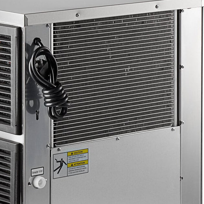 Combisteel Ice Cube Maker - 160kg/24h Capacity - Durable Stainless Steel - Ventilated Cooling - Freestanding - Automatic Operation Combisteel