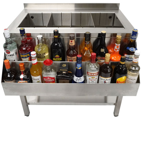 Combisteel Cocktail Bar Station 900 - 900mm Stainless Steel Worktop - Durable and Functional Design for Professional Bar Setup Combisteel