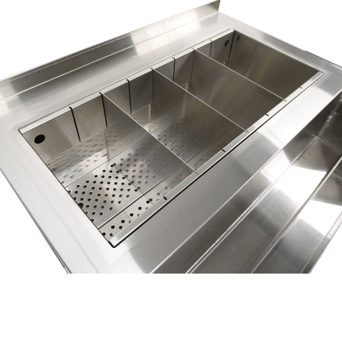 Combisteel Cocktail Bar Station 900 - 900mm Stainless Steel Worktop - Durable and Functional Design for Professional Bar Setup Combisteel