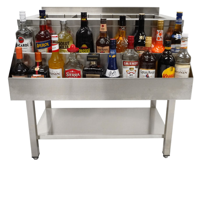 Combisteel Cocktail Bar Station 900 - 900mm Stainless Steel Worktop - Durable and Functional Design for Professional Bar Setup Combisteel