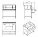 Combisteel Cocktail Bar Station 900 - 900mm Stainless Steel Worktop - Durable and Functional Design for Professional Bar Setup Combisteel