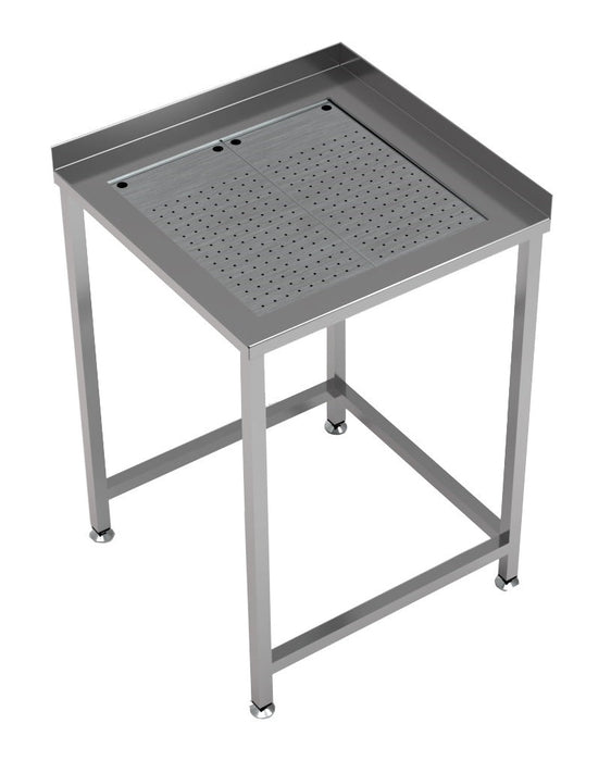 Combisteel Worktable Corner With Integrated Drip Tray 650 X650 Combisteel