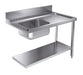 ENTRY TABLE BOTTOM SHELF 1200 RIGHT FOR 7280.0045-0046 Combisteel