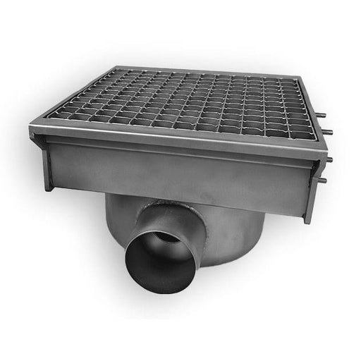 Combisteel Stainless Steel Drain 300x265 with 2 Exits Slotted Channel – Durable Drainage Solution 7107.0025 Combisteel