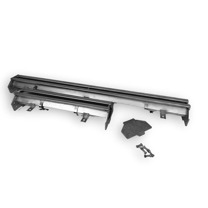 Combisteel Stainless Steel Drain 300x265 with 2 Exits Slotted Channel – Durable Drainage Solution 7107.0025 Combisteel
