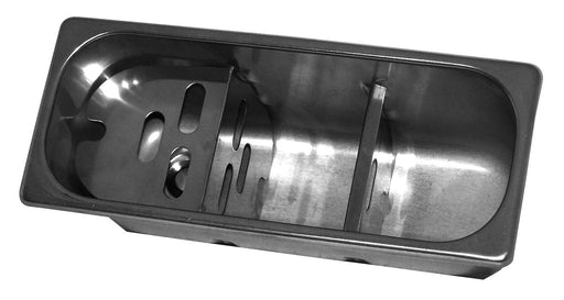 Combisteel Sink For Ice Cream Scoop 270 X110 X120 With Water Drain Hole And Overflow Pipe Combisteel
